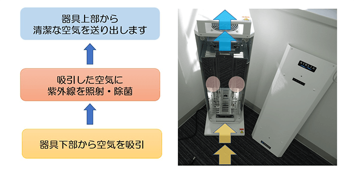 紫外線による細菌やウイルスの除菌について