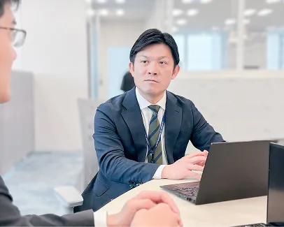 インタビュー写真