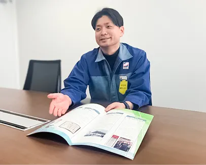 インタビュー写真